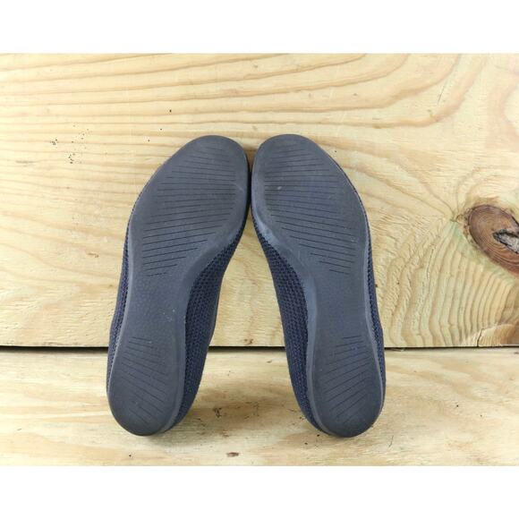 Allbirds Womens Gray 9.5 Knit Ballet Flats Tree Breezers Slip On - Picture 7 of 8